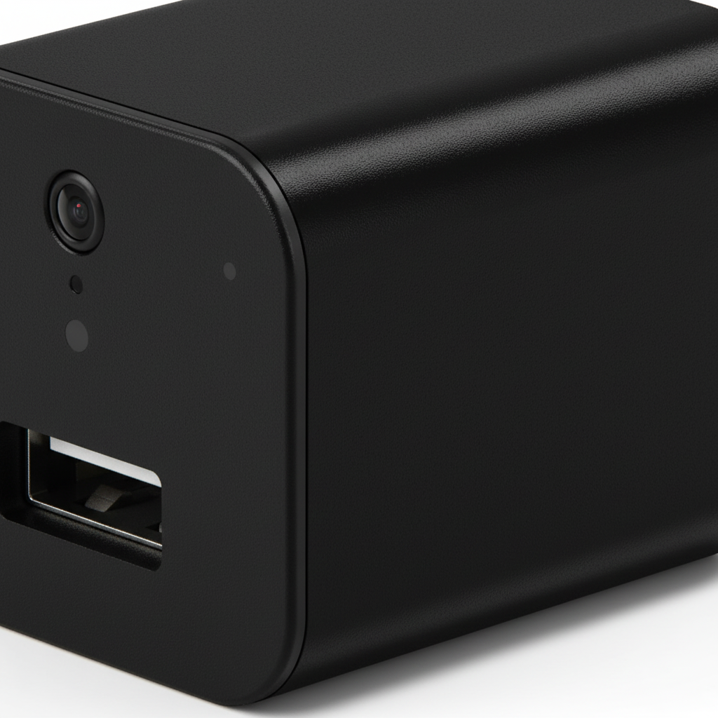 Caméra Espion | Adaptateur Discret avec Enregistrement HD 1080P | Surveillance Cachée pour Sécurité Optimale 2