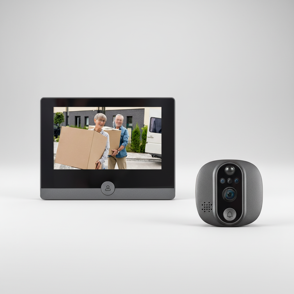 Caméra de Surveillance Sans Fil 1080P avec Vision Nocturne | Sécurité Optimale pour Votre Entrée 2