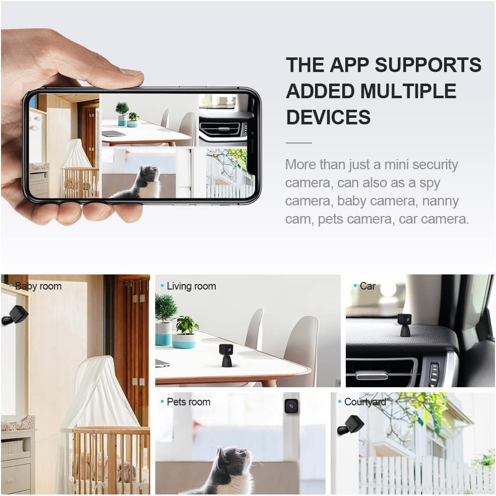 Caméra de Surveillance Wifi 4K avec Vision Nocturne et Détection de Mouvement pour Sécurité Optimale à Domicile 6