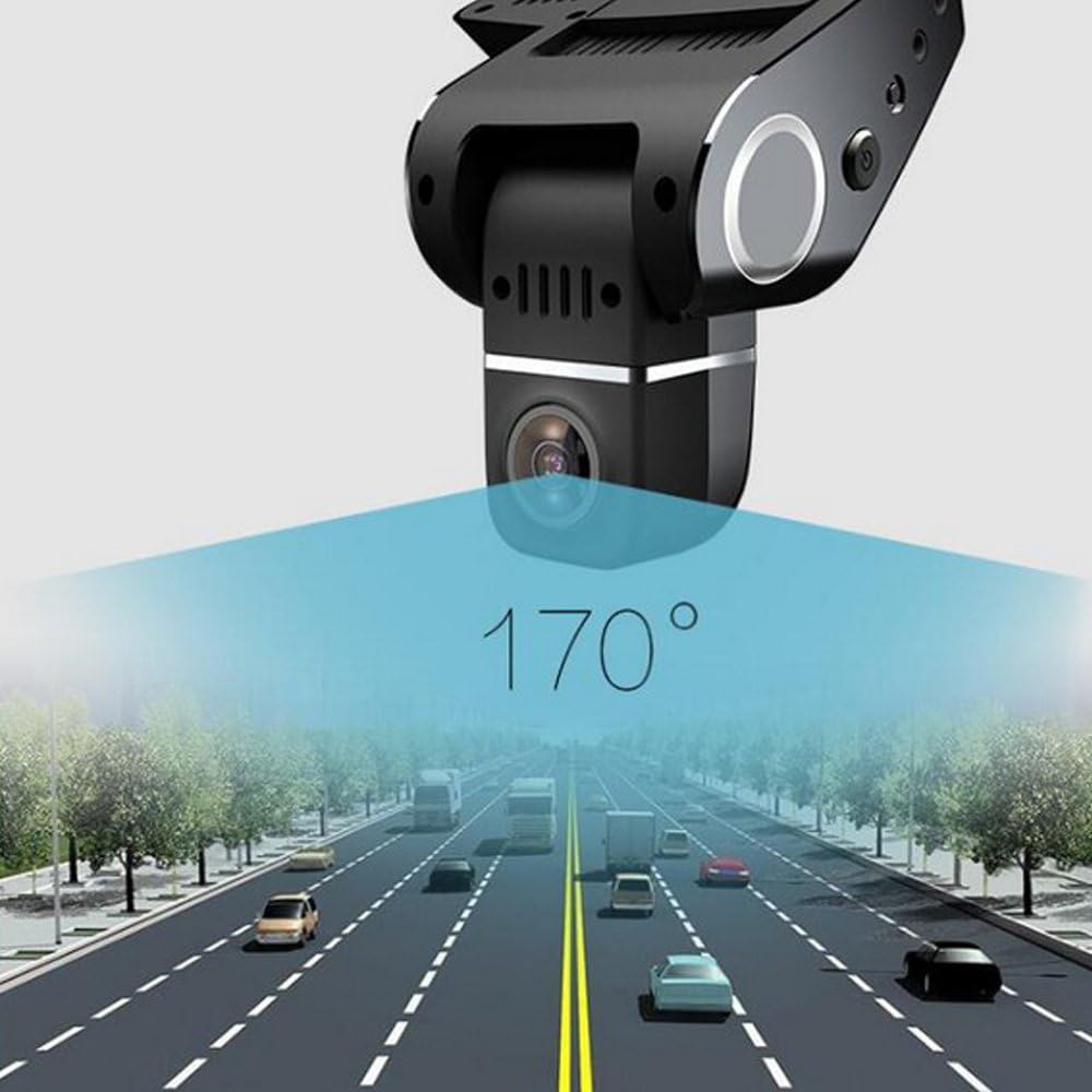 Caméra de Tableau de Bord WiFi | 1080P Full HD avec Vision Nocturne | Design Caché pour Sécurité Routière Optimale 3