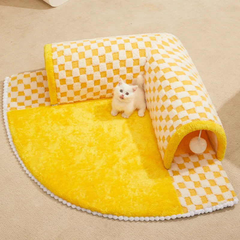 CozyCat Tunnel - Aire de Jeu Stylée pour Chat