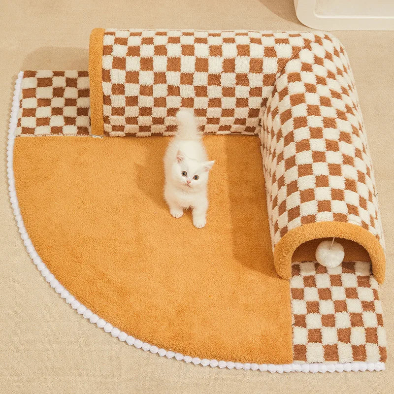 CozyCat Tunnel - Aire de Jeu Stylée pour Chat