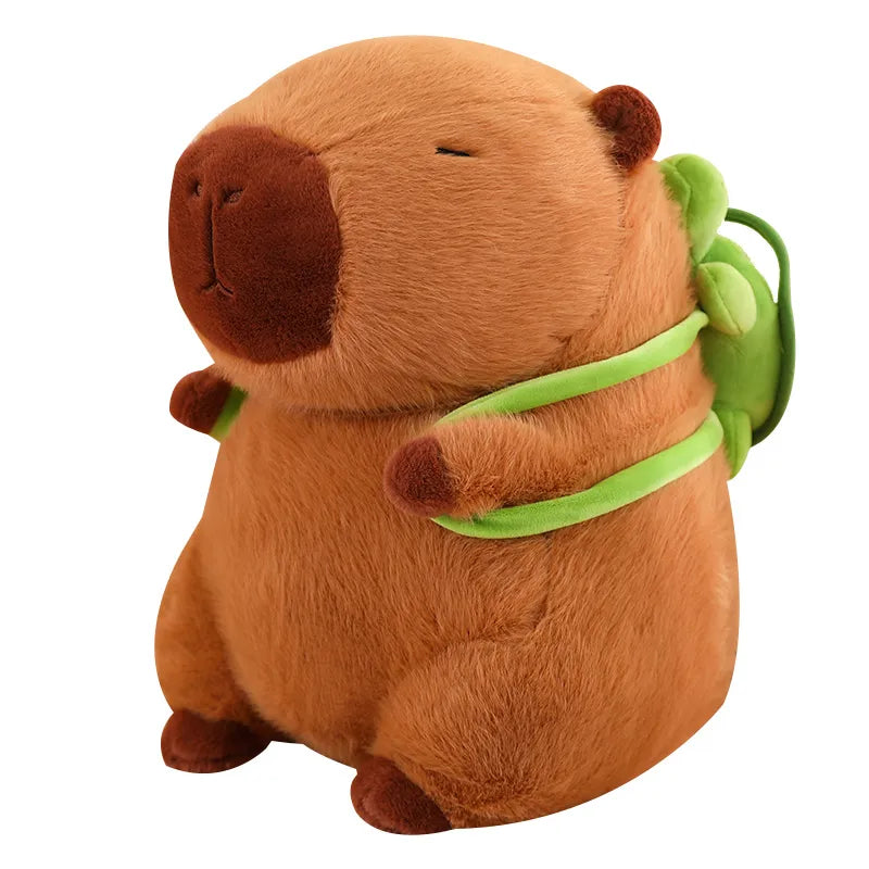 TurtleBuddy - Adorable Capybara avec Sac à Dos