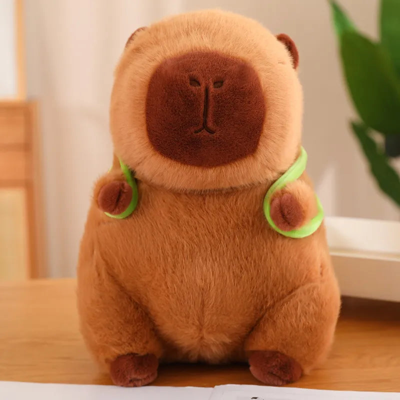 TurtleBuddy - Adorable Capybara avec Sac à Dos