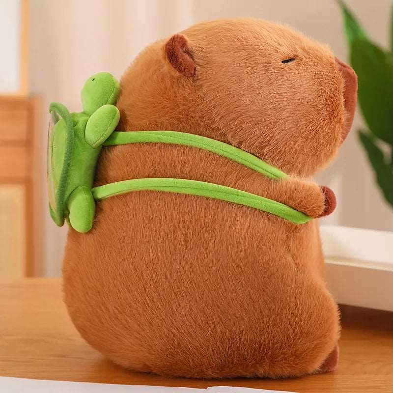 TurtleBuddy - Adorable Capybara avec Sac à Dos