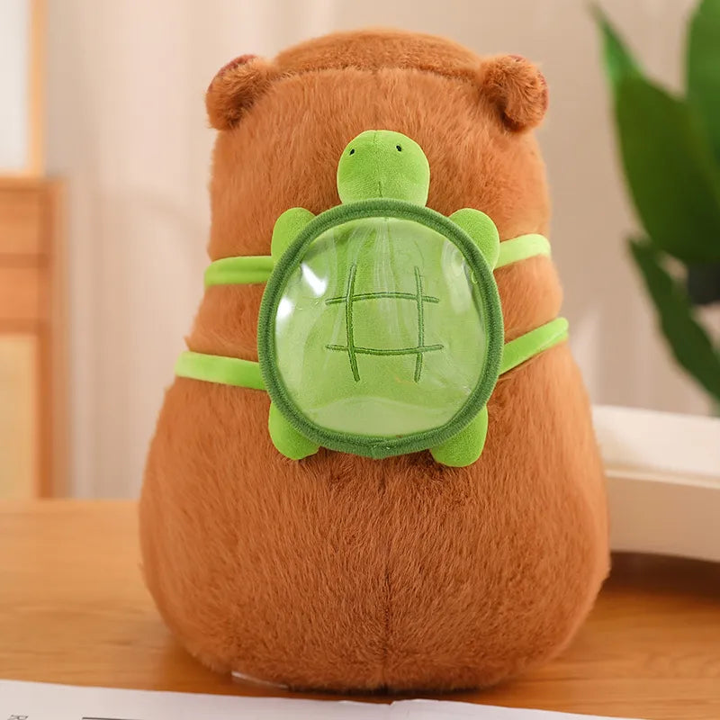 TurtleBuddy - Adorable Capybara avec Sac à Dos
