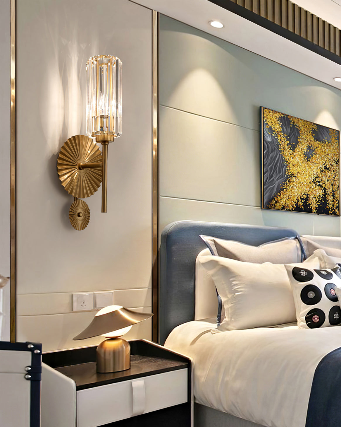 Cyléa – Applique Murale LED Cylindrique Élégante | Éclairage Classique d’Intérieur