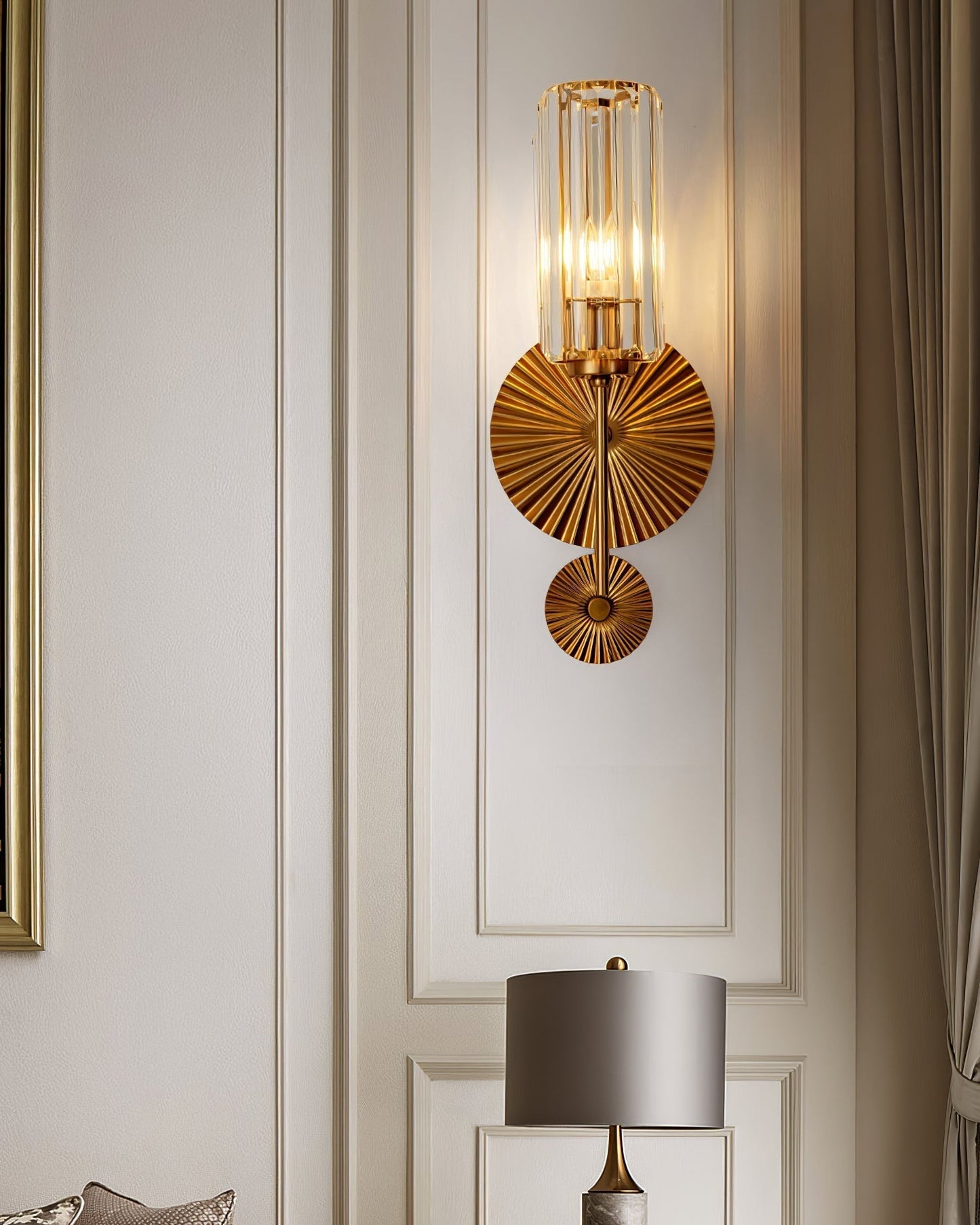 Cyléa – Applique Murale LED Cylindrique Élégante | Éclairage Classique d’Intérieur