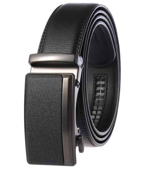 Ceinture Homme Cuir Marron avec Boucle Automatique | Élégante et Confortable pour Toutes Occasions 3