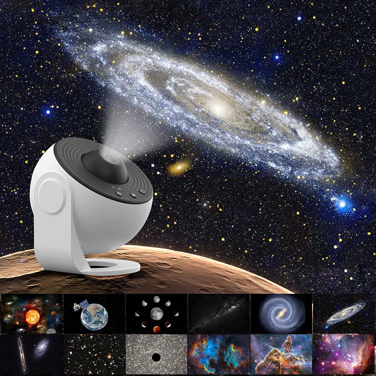 CelestiSphere | Éblouissant Projecteur de Planétarium 13-en-1 1