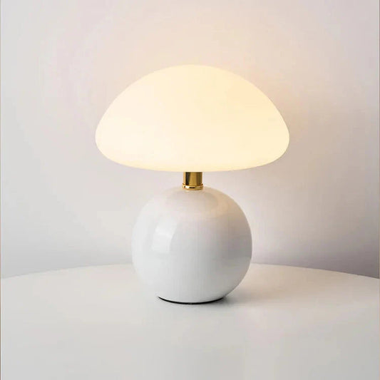ChampignonLuxe | Élégante Lampe Decorative en Céramique Design Bauhaus 0