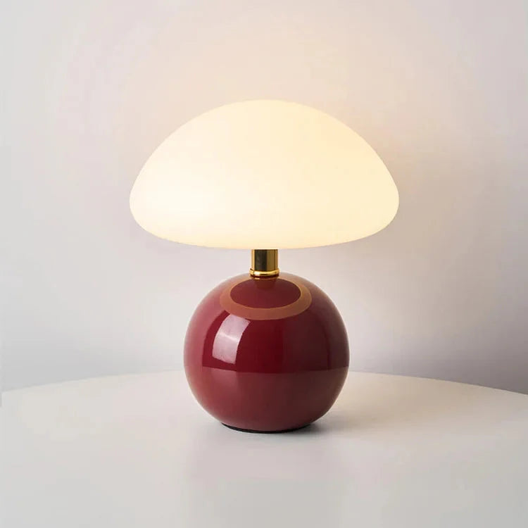 ChampignonLuxe | Élégante Lampe Decorative en Céramique Design Bauhaus 12