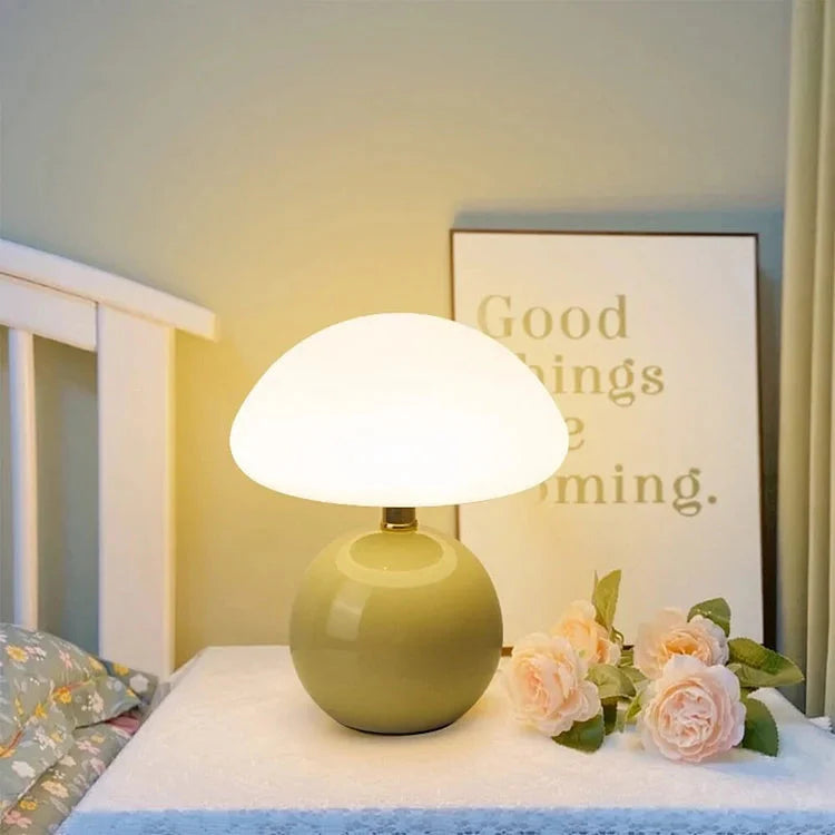 ChampignonLuxe | Élégante Lampe Decorative en Céramique Design Bauhaus 6