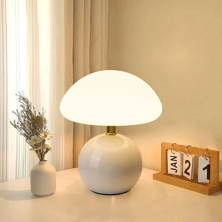 ChampignonLuxe | Élégante Lampe Decorative en Céramique Design Bauhaus 8