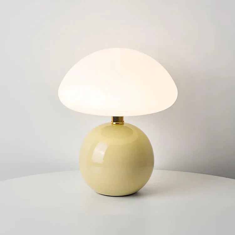ChampignonLuxe | Élégante Lampe Decorative en Céramique Design Bauhaus 9