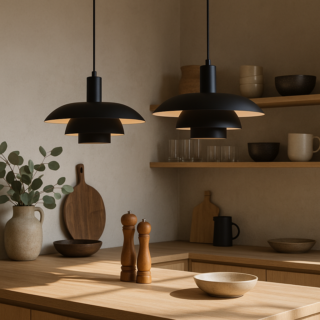 Lampe suspendue de style danois d'Irda
