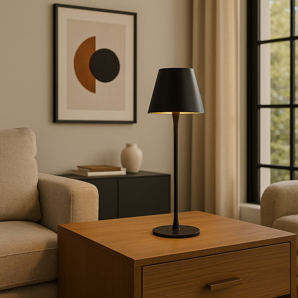 TouchLume Lampe – Lampe de Chevet Tactile Vintage | Éclairage LED Réglable & Design Élégant