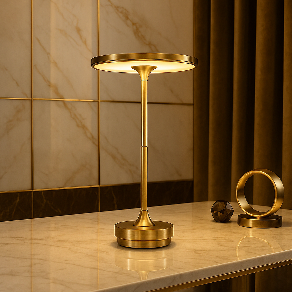 Luminea – Lampe de Table Sans Fil et Rechargeable au Design Élégant