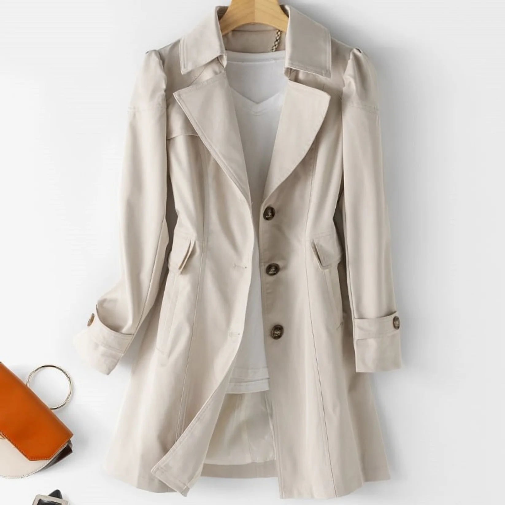 Chloe | Élégant Trench Coat Femme Imperméable pour Automne 1