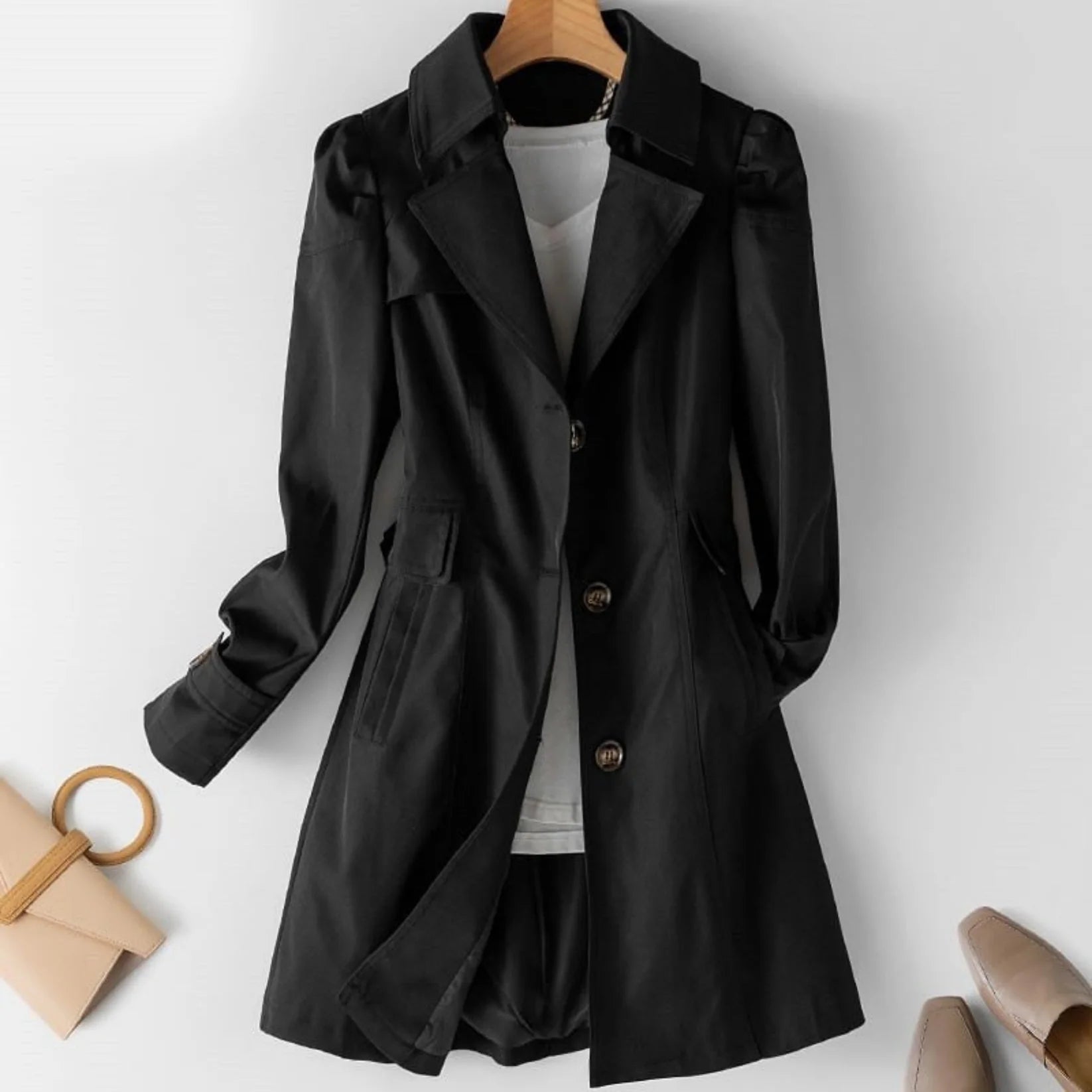 Chloe | Élégant Trench Coat Femme Imperméable pour Automne 2