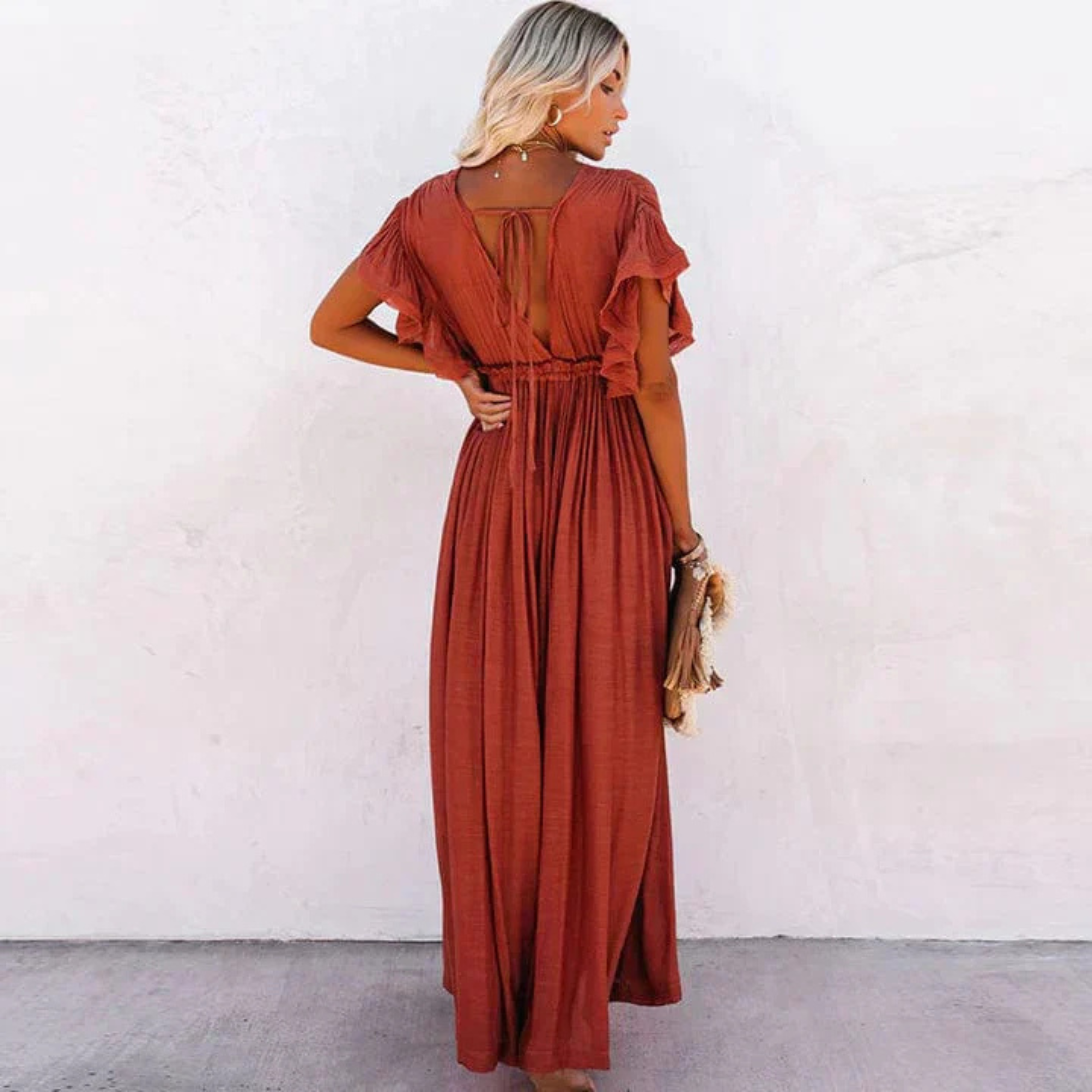 Chloe | Robe d'Été Chic Longue et Légère 3