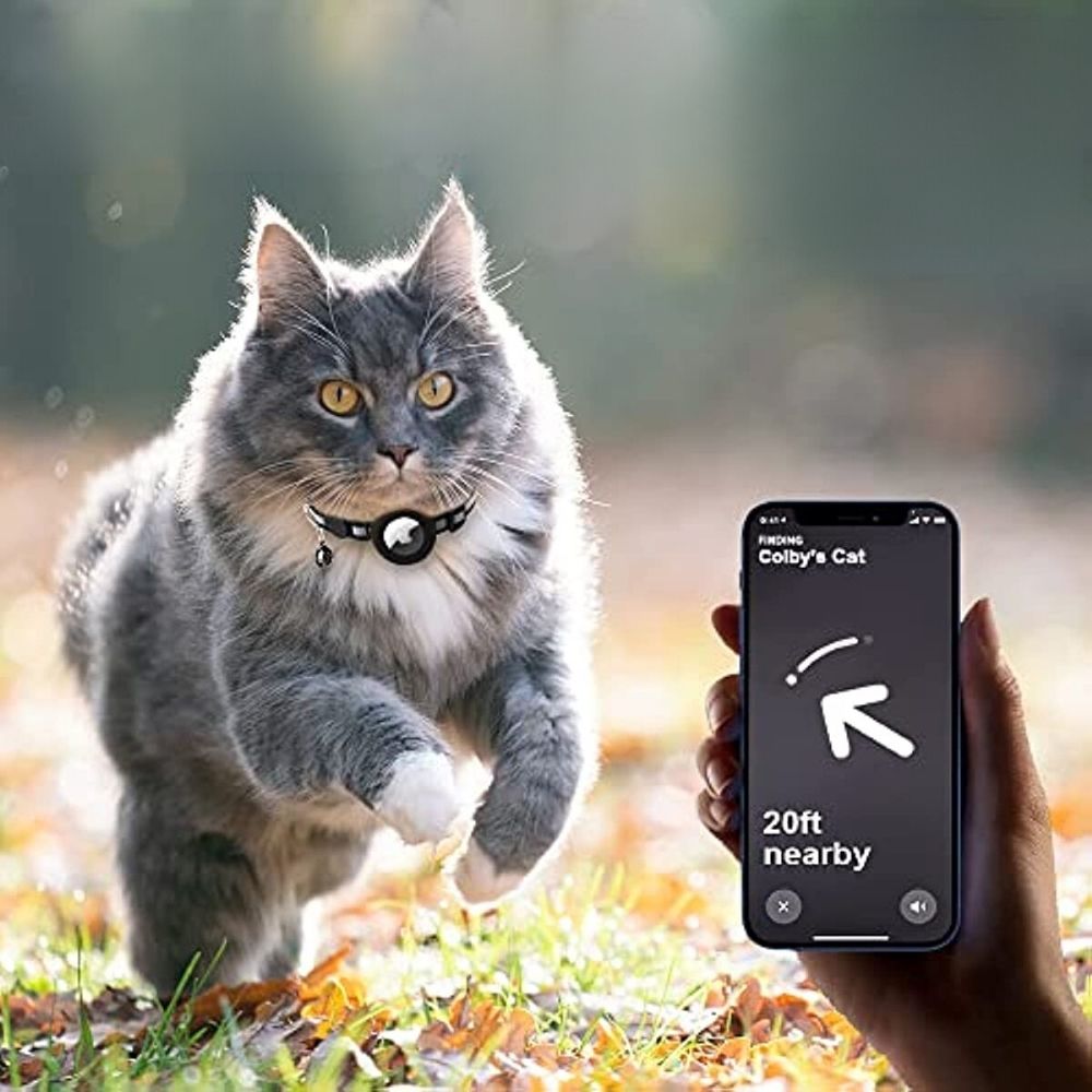 Collier GPS pour Chat avec Fermeture à Dégagement Rapide | Design Réfléchissant pour Sécurité Nocturne 1
