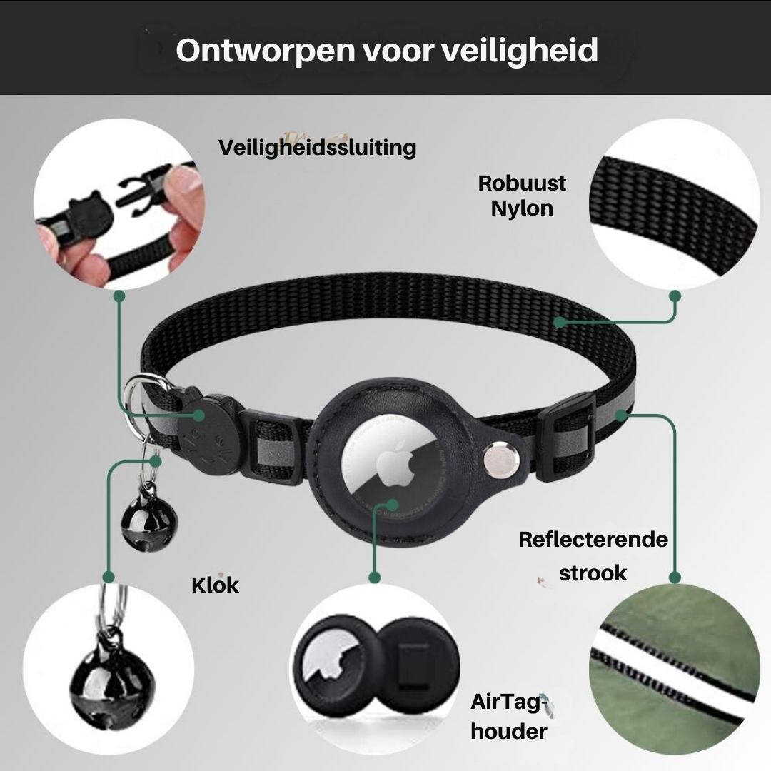 Collier GPS pour Chat avec Fermeture à Dégagement Rapide | Design Réfléchissant pour Sécurité Nocturne 3