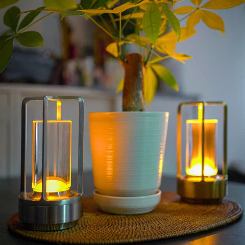Qandlelight - Lampe de table sans fil rechargeable et tactile