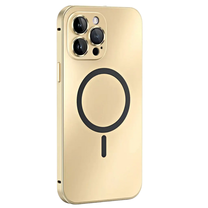 Coque iPhone Magnétique Métallique avec Protection Robuste | Design Élégant pour Sécurité et Style 14