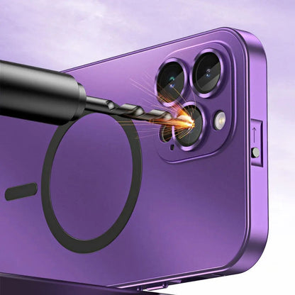 Coque iPhone Magnétique Métallique avec Protection Robuste | Design Élégant pour Sécurité et Style 5