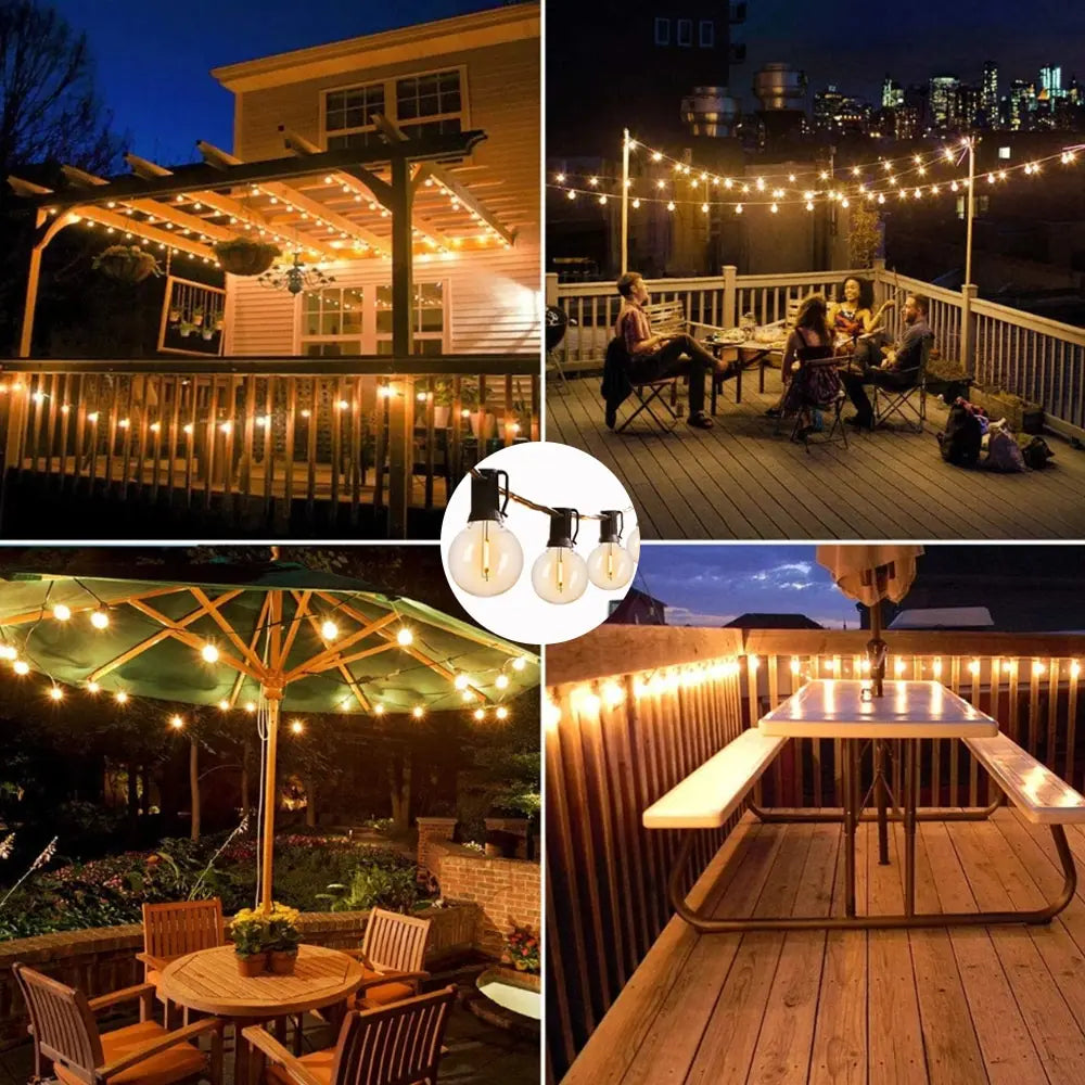 Cordon Lumineux Solaire | Éclairage Solaire Extérieur Étanche avec Chargement Automatique | Ambiance Éclatante pour Votre Jardin 0