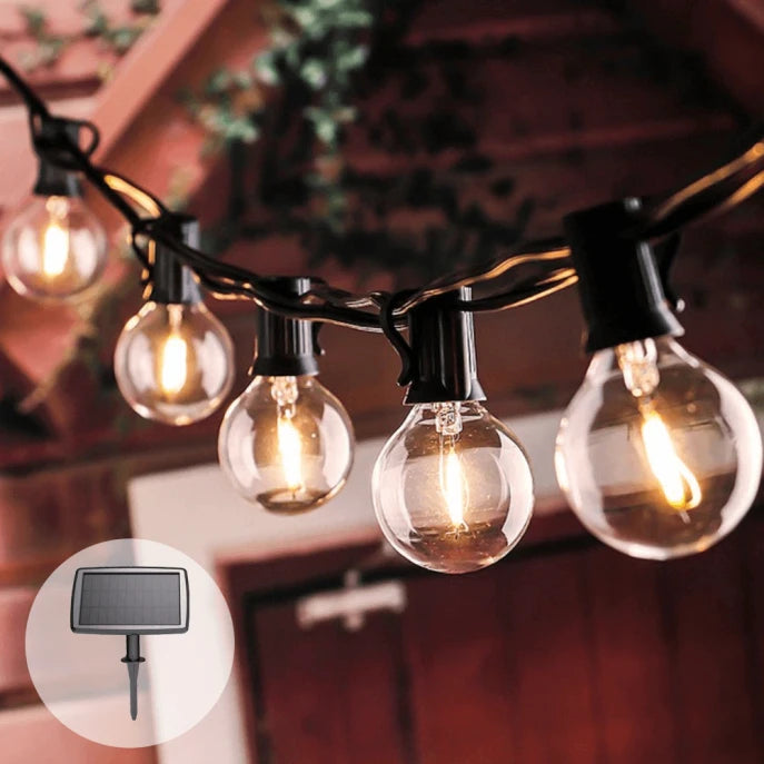 Cordon Lumineux Solaire | Éclairage Solaire Extérieur Étanche avec Chargement Automatique | Ambiance Éclatante pour Votre Jardin 1