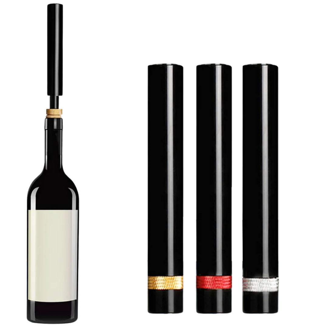 CorkMaster | Ouvre-bouteille à pression d'air avec Design Élégant | Outil Pratique pour Ouvrir le Vin Rapidement 7