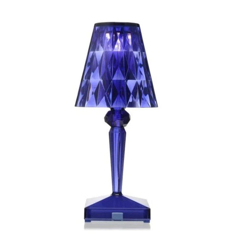 CristalÉclat | Élégante Lampe de Table en Cristal Chic Transparent 7
