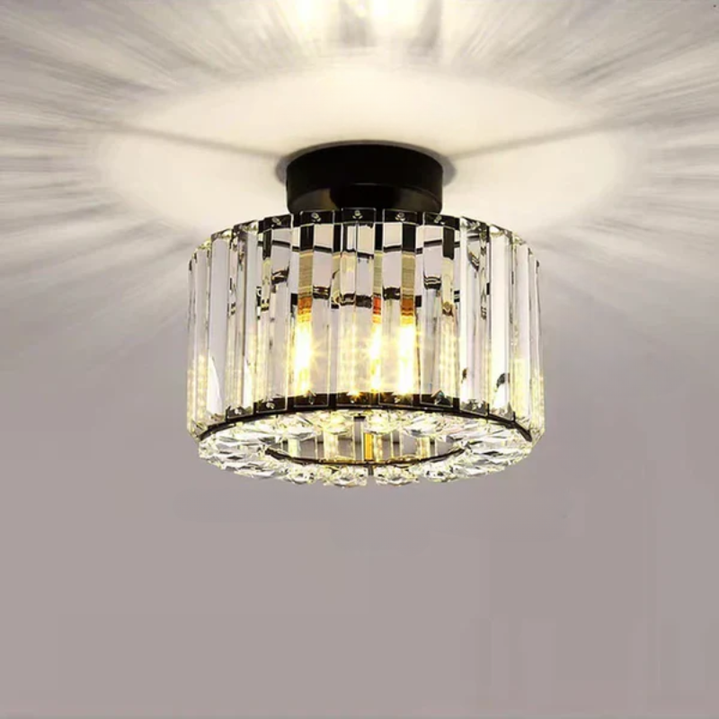 CristalLuxe | Élégante Lampe Plafonnier en Cristal Moderne 0