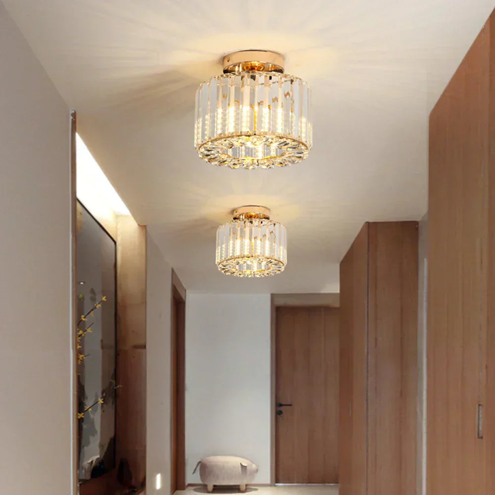CristalLuxe | Élégante Lampe Plafonnier en Cristal Moderne 2