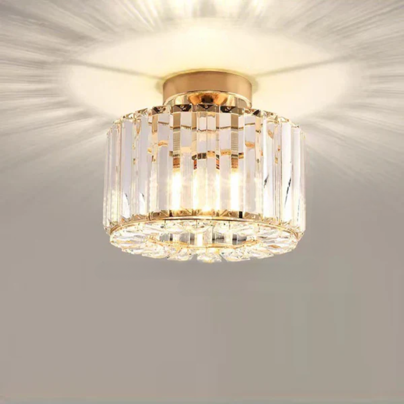 CristalLuxe | Élégante Lampe Plafonnier en Cristal Moderne 5
