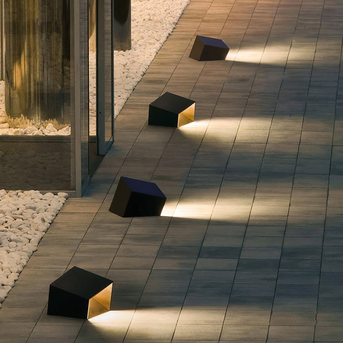 Cube Solar - Lampe Solaire Élégante pour Éclairage de Jardin
