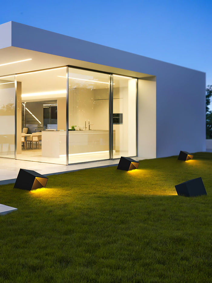 Cube Solar - Lampe Solaire Élégante pour Éclairage de Jardin