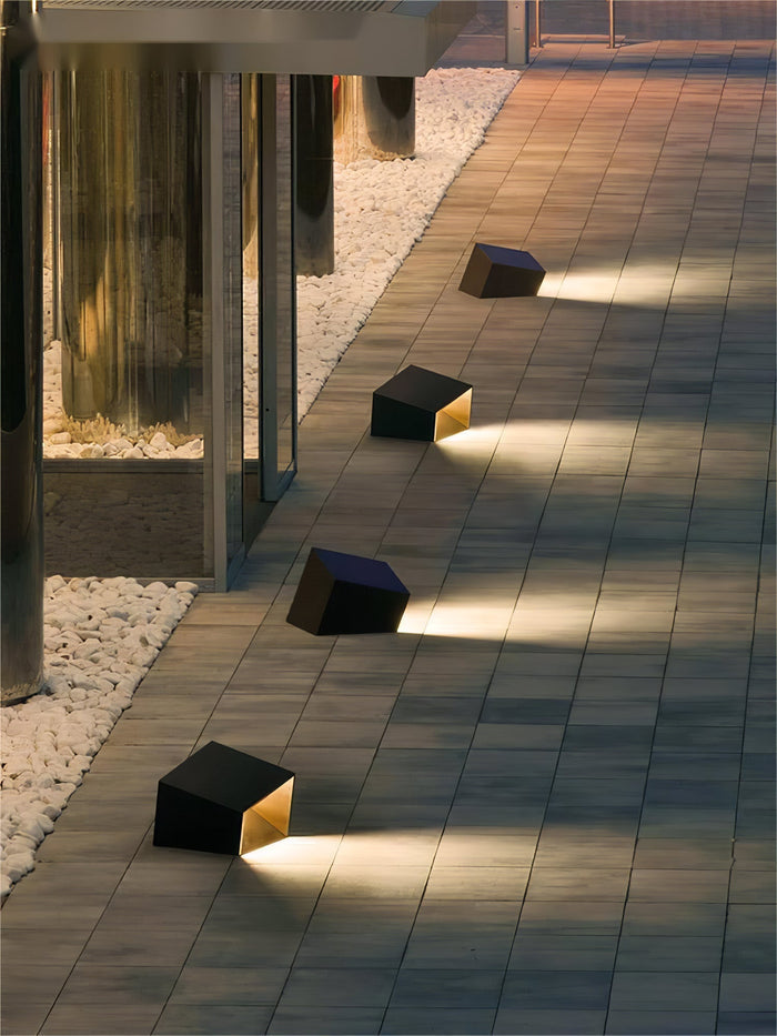 Cube Solar - Lampe Solaire Élégante pour Éclairage de Jardin
