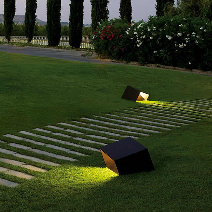 Cube Solar - Lampe Solaire Élégante pour Éclairage de Jardin