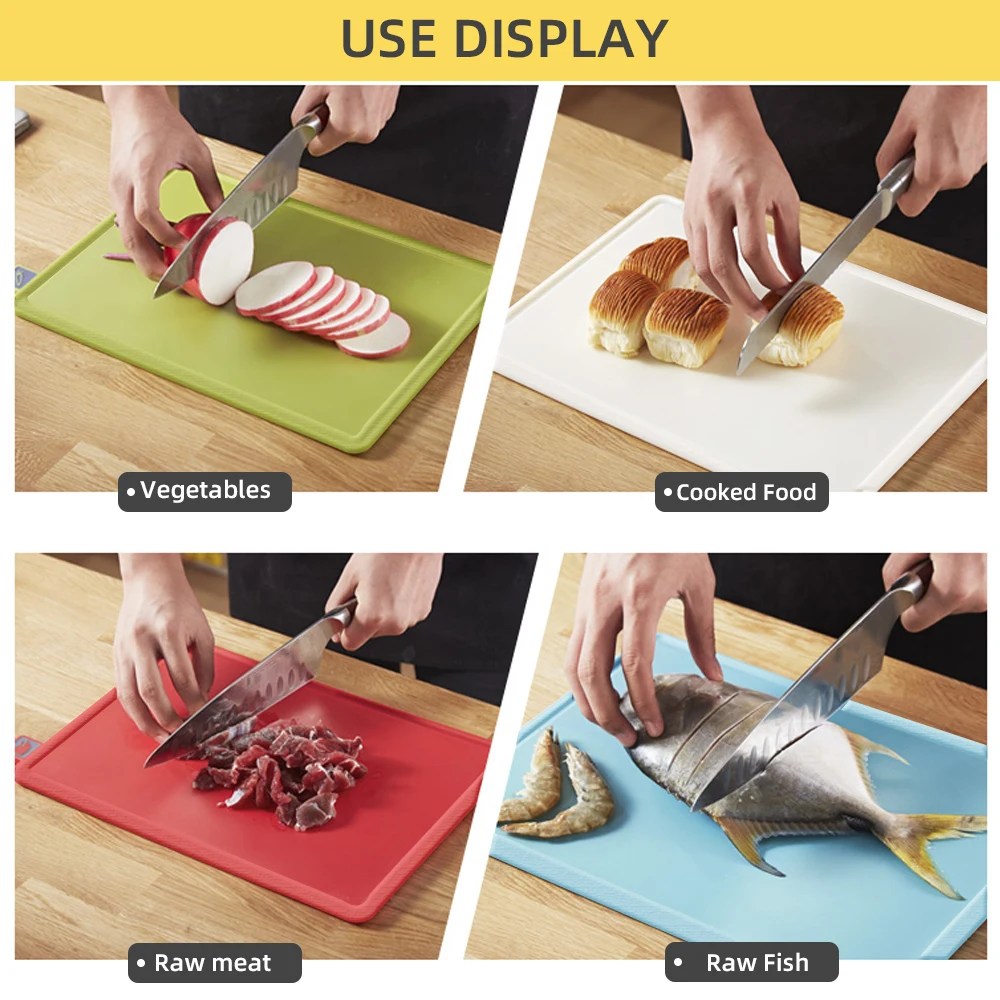 PrepTidy - Set Planches Découper Luxe Bois