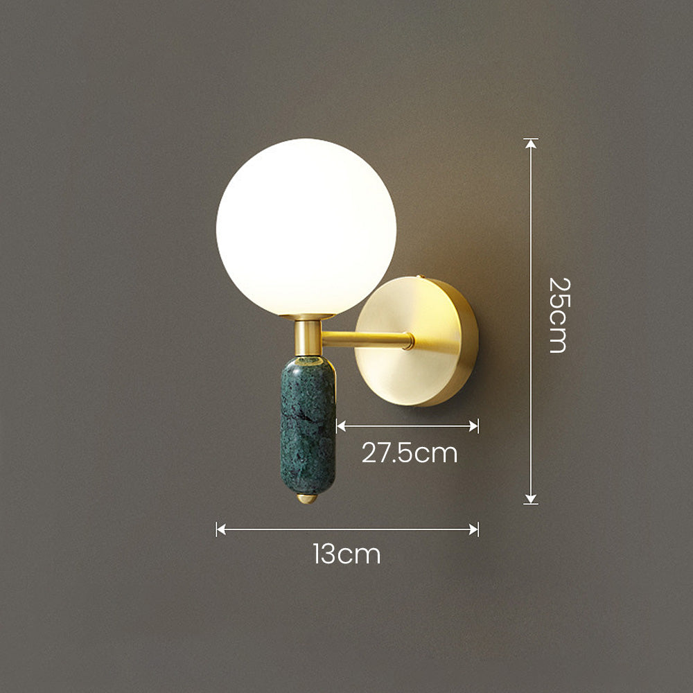 Luminous Stone - Lampe de Chevet et Applique Murale en Marbre