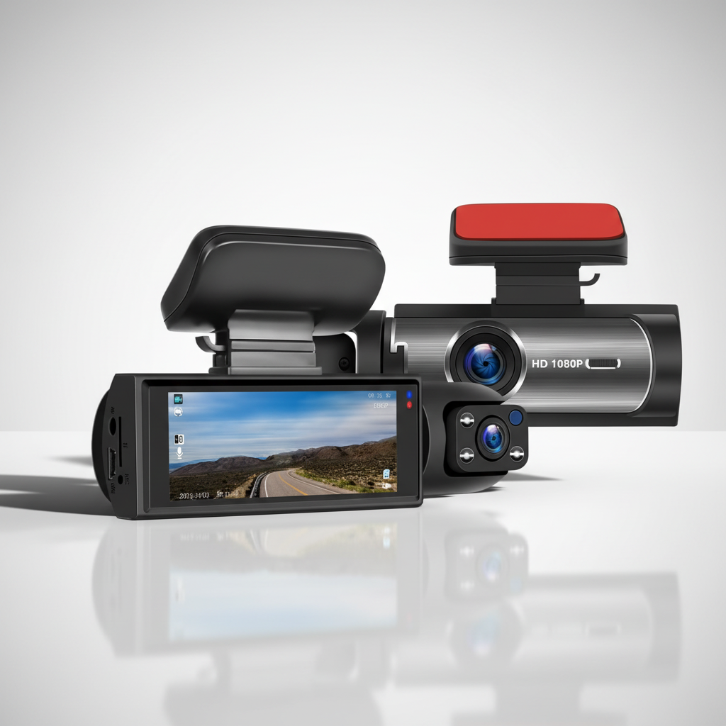 Dashcam Double Objectif | Enregistrement Full HD avec Grand Angle de 150 Degrés | Sécurité Optimale pour Vos Trajets 0