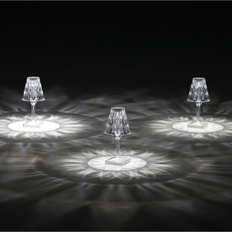 LuxeGlow - Lampe Cristal Élégante pour Salon
