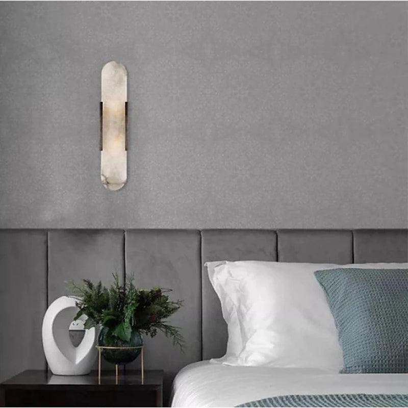 DolomiteNoirOr | Élégante Applique Murale Design LED pour Chambre et Salon 6