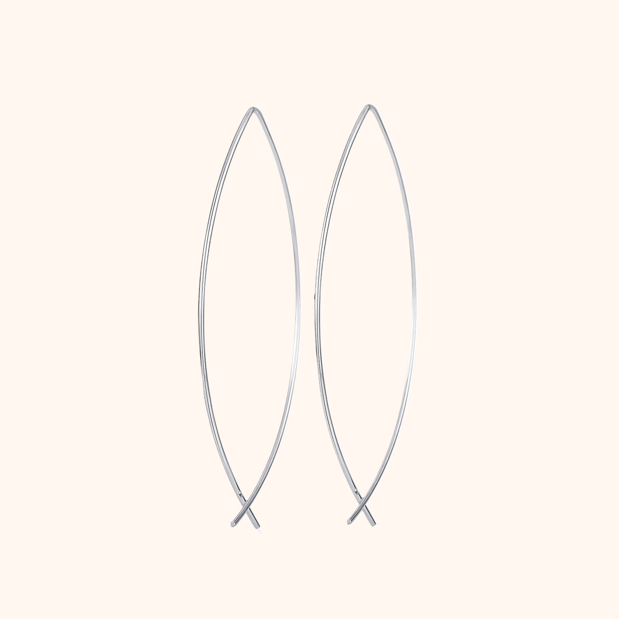 Lina - Boucles d'oreilles minimalistes en argent chic et léger