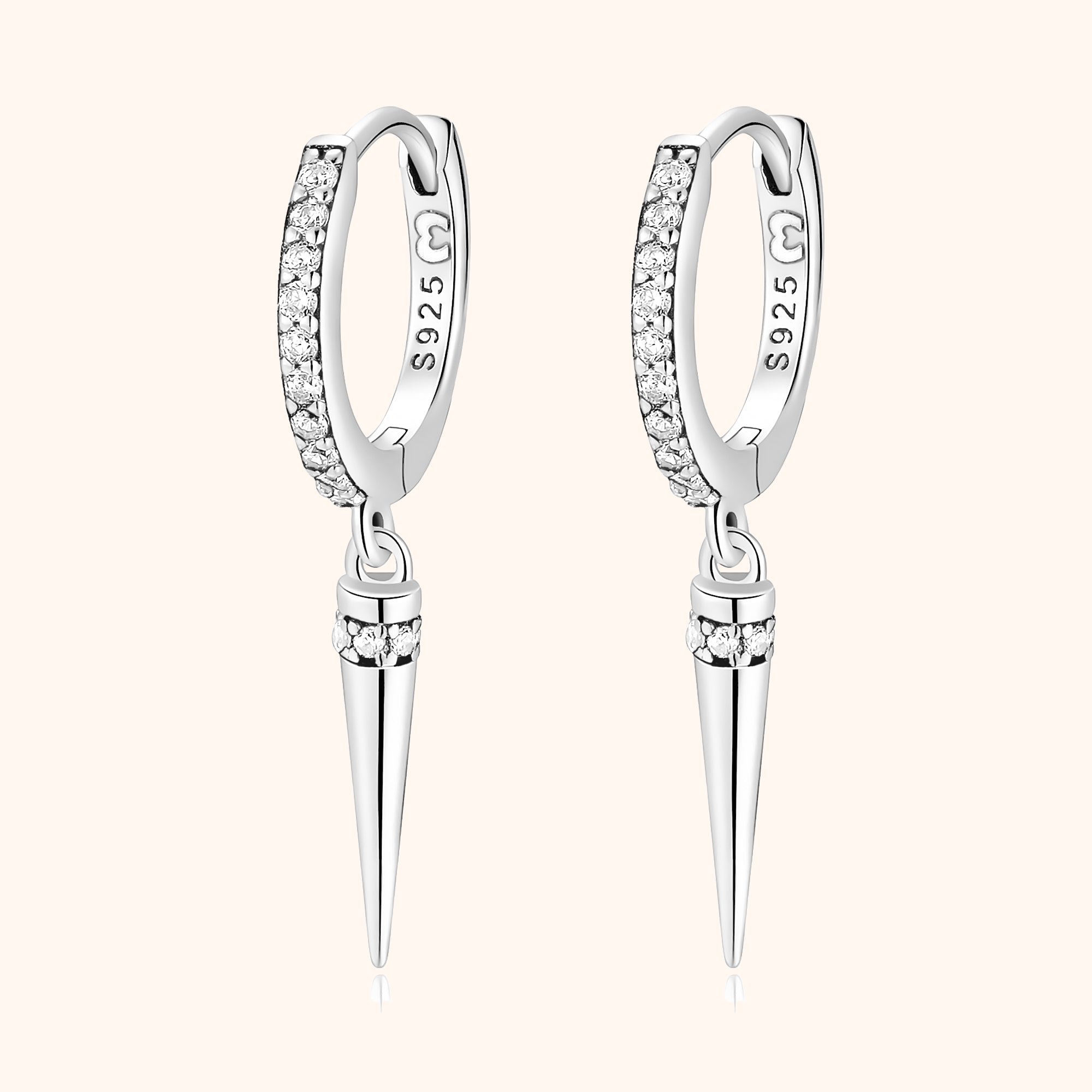 Sophia - Boucles d'oreilles pendantes à la zircone chic