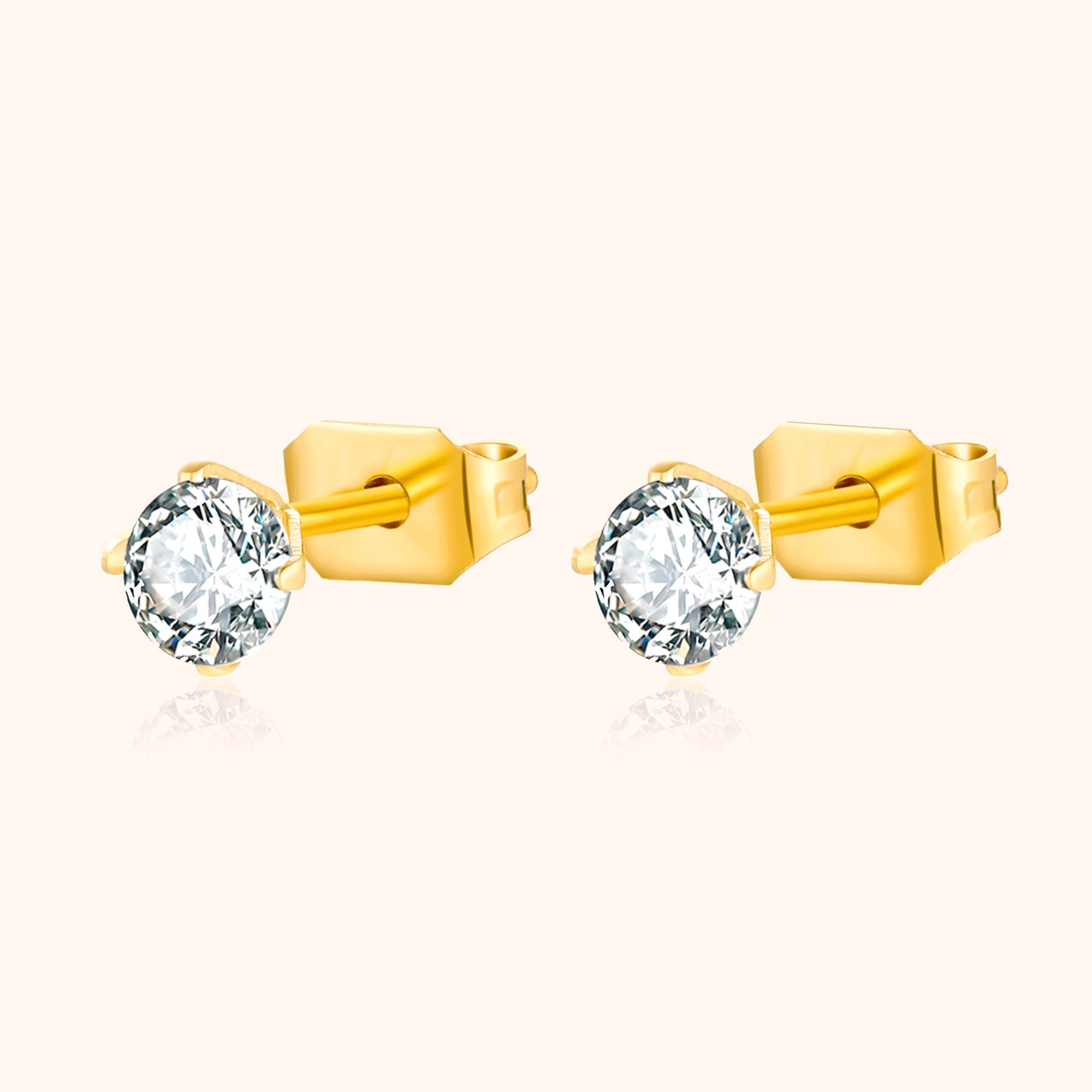 Mira - Mini boucles d'oreilles à la zircone scintillante