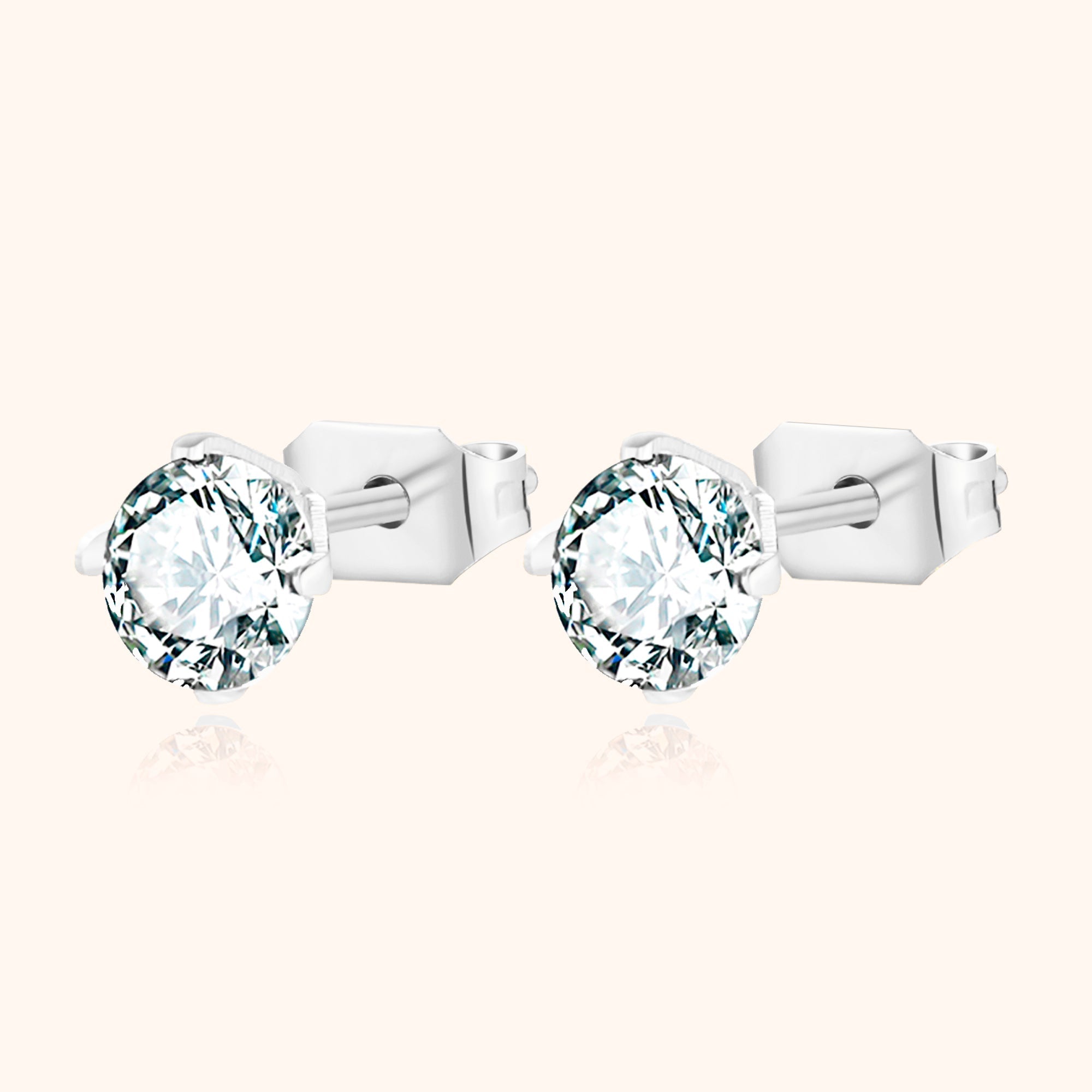 Mira - Mini boucles d'oreilles à la zircone scintillante